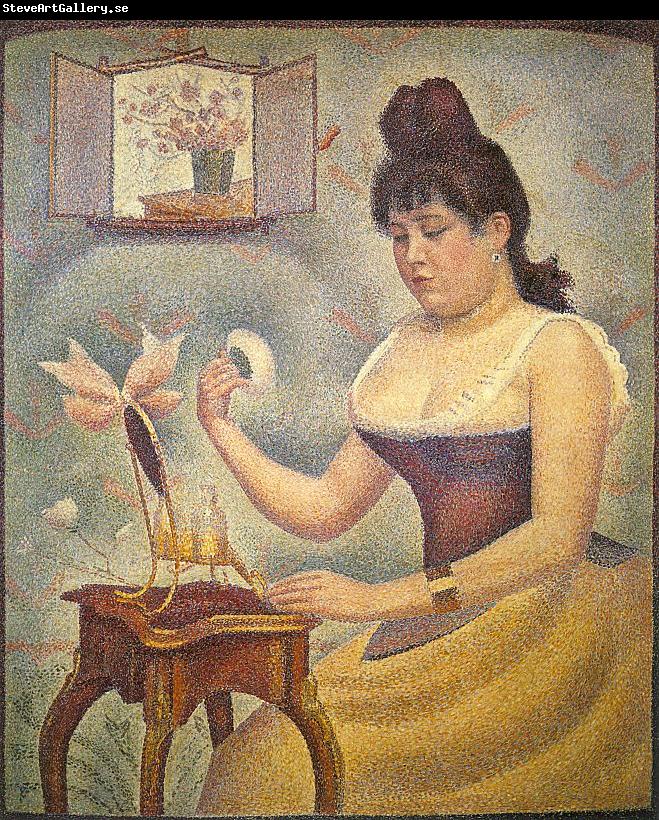 Georges Seurat Young Woman Powdering Herself